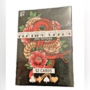 Tattoo playing cards RMS 52 count